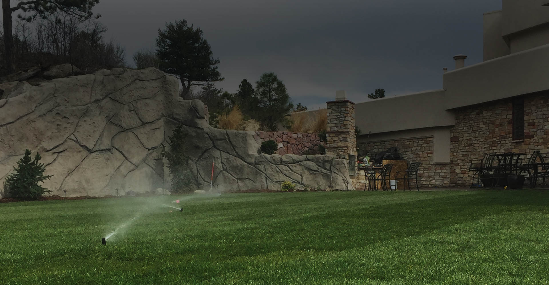 Sprinkler System Front Yard Signature Landscape Inc Services landscaping services Denver Littleton Co